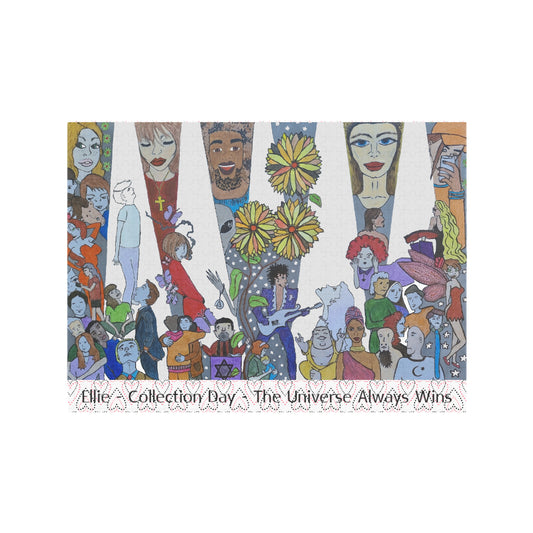 Ellie's Collection Day - 500-Piece Wooden Photo Puzzle