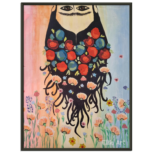 Ellie's Frida on your wall - Premium Matte Paper Metal Framed Poster