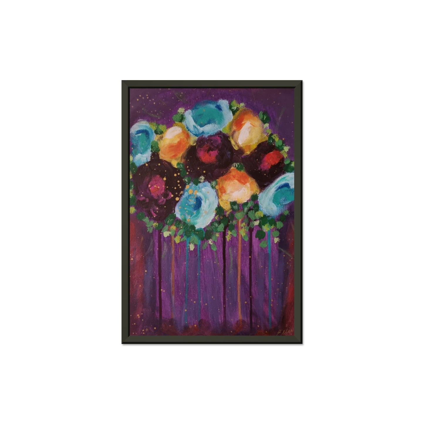 Ellie’s Flowers on your wall - Premium Matte Paper Metal Framed Poster