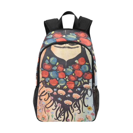 Ellie’s Frida - Fabric Backpack with Side Mesh Pockets