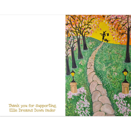 Ellie's 'The Journey' - Pack of 10 Greeting Cards (standard envelopes) (US and Canada only)